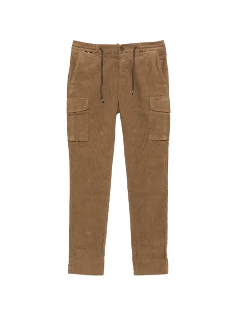 Mason's corduroy drawstring cargo trousers