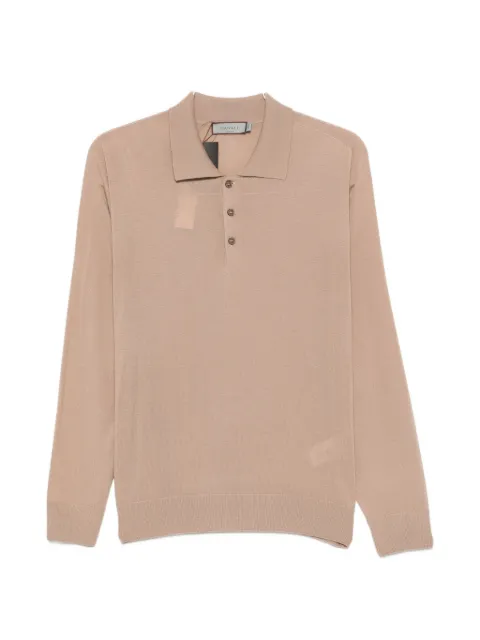 Canali long-sleeve polo shirt