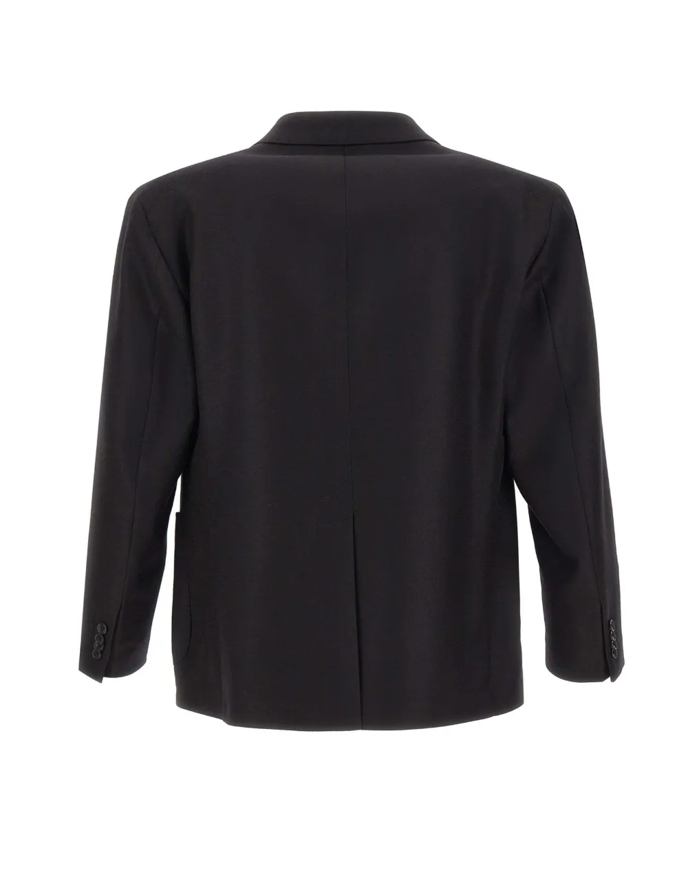 Tagliatore Blazer met dubbele rij knopen van scheerwol Zwart