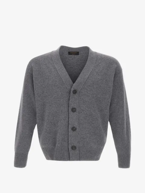 Gran Sasso ribbed-trim V-neck cardigan