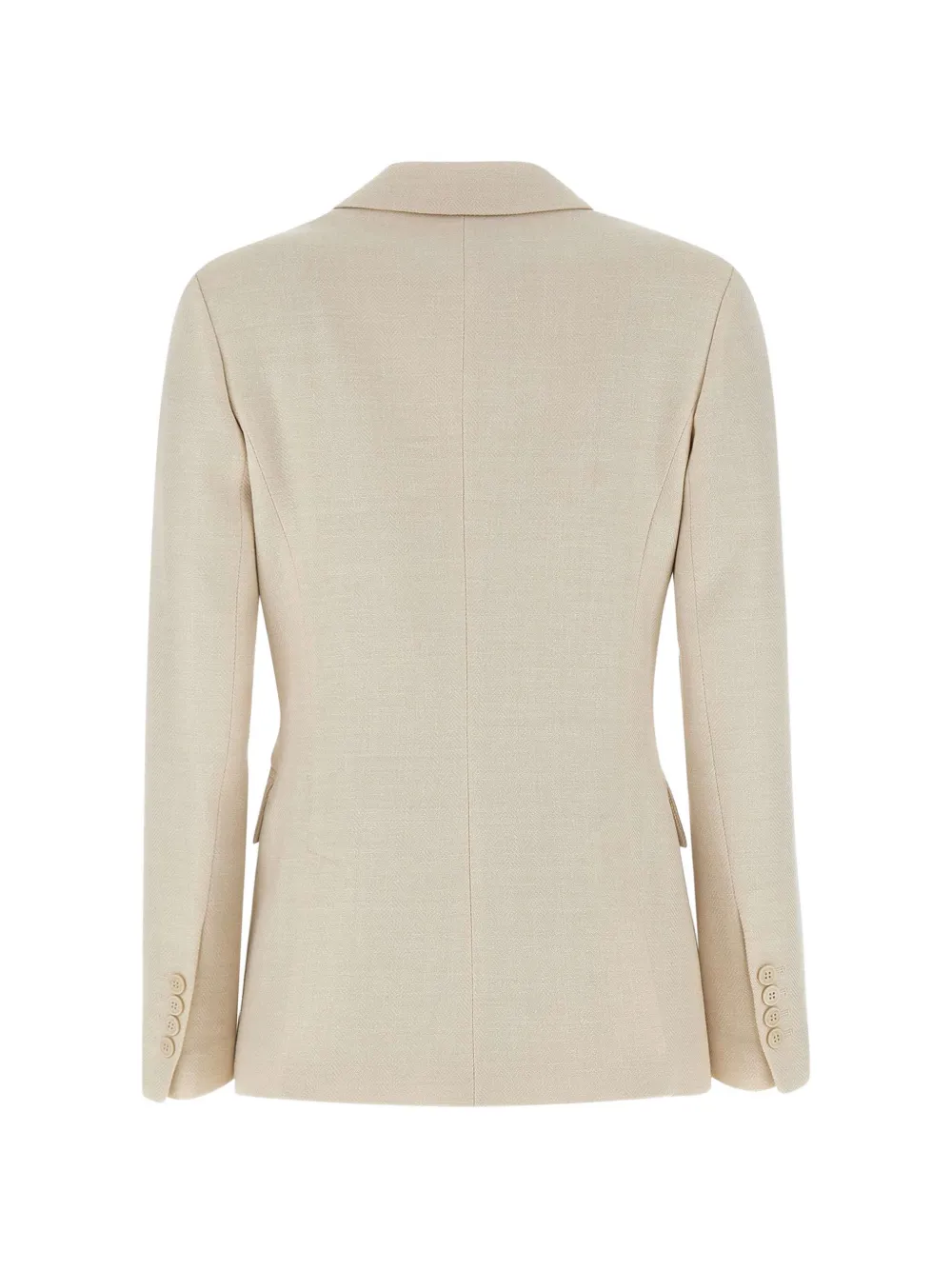 Eleventy Blazer met visgraat patroon Beige