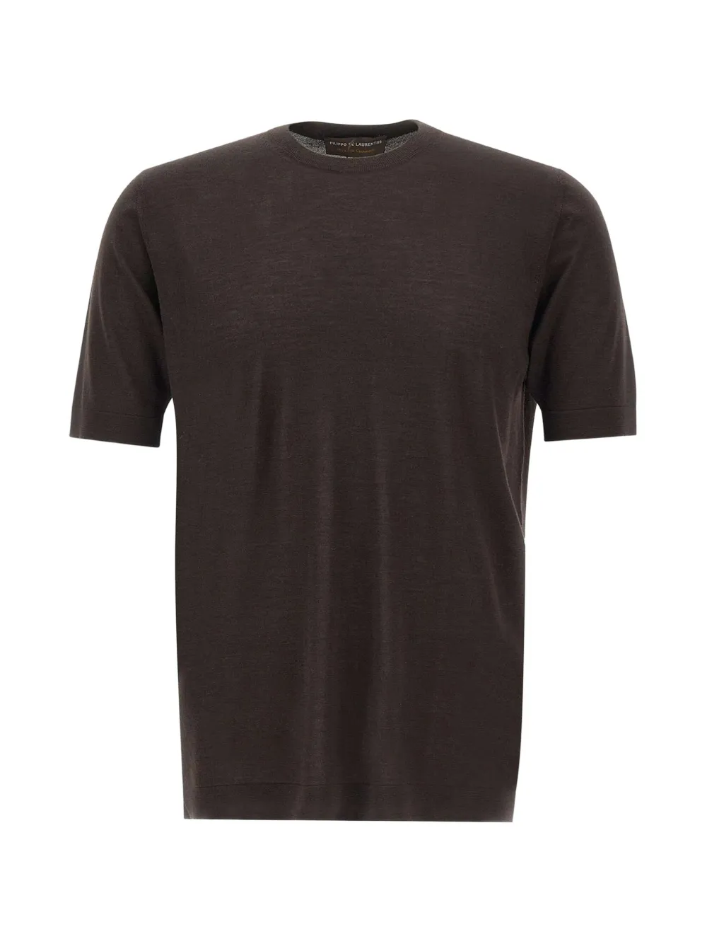 Filippo De Laurentiis short-sleeved knitted T-shirt - Braun
