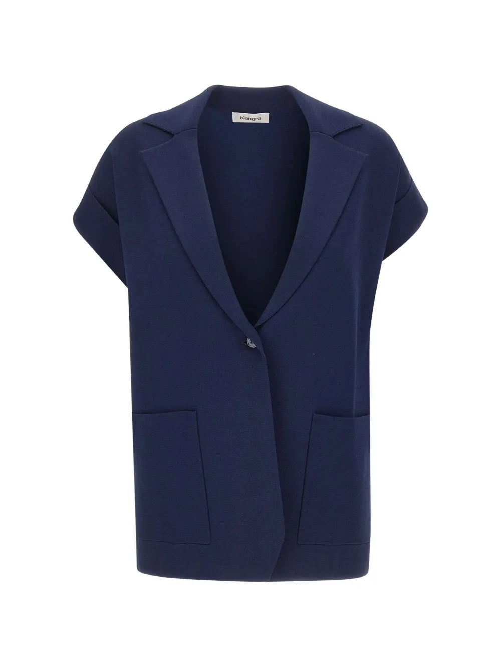 Kangra sleeveless knitted blazer - Blau