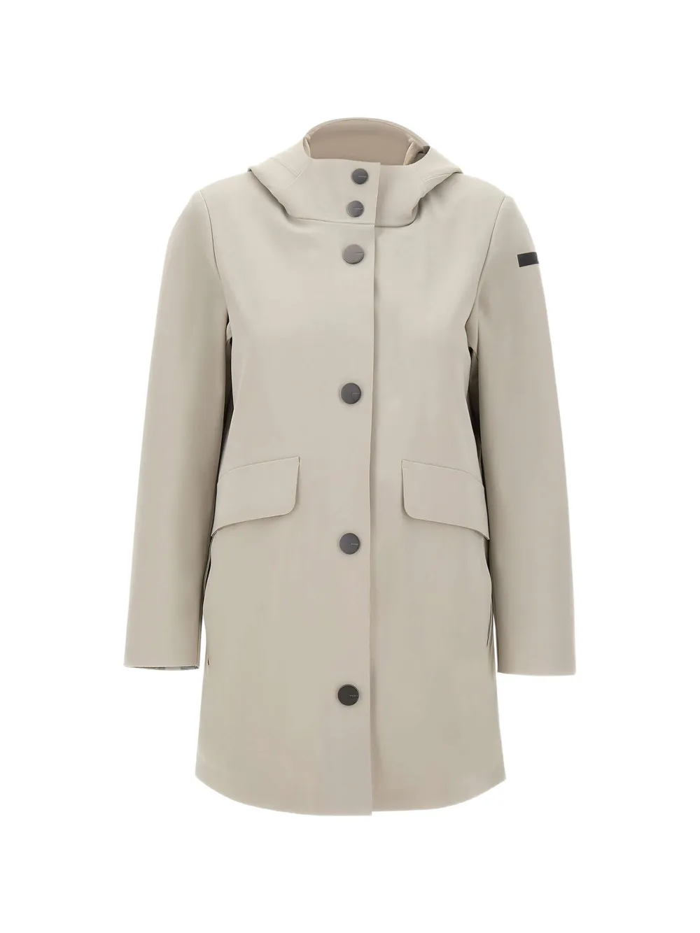 RRD Surflex hooded mid-length parka - Grigio