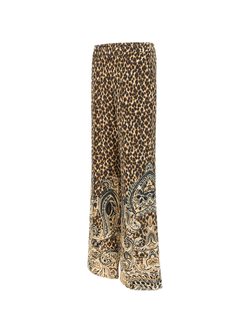 ETRO Broek met luipaardprint Bruin