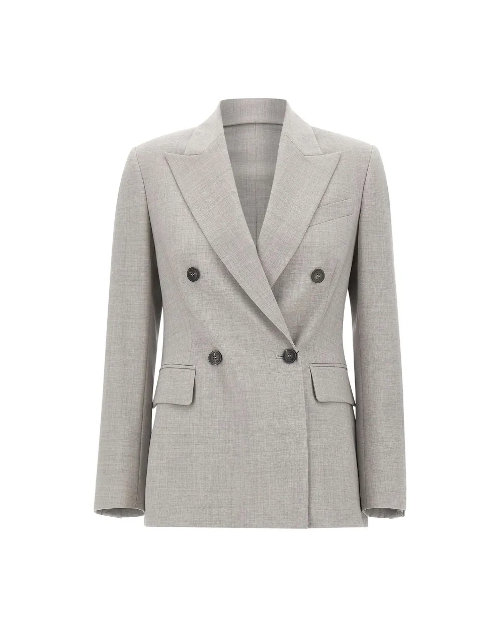 Eleventy double-breasted peak-lapel blazer - Grau
