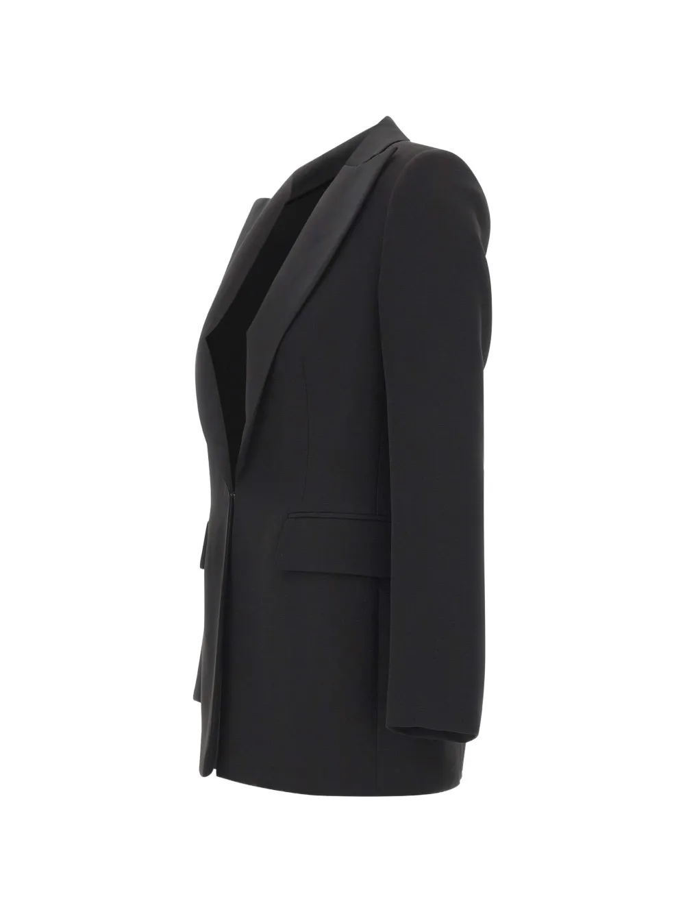 Eleventy Zijden smokingblazer Zwart