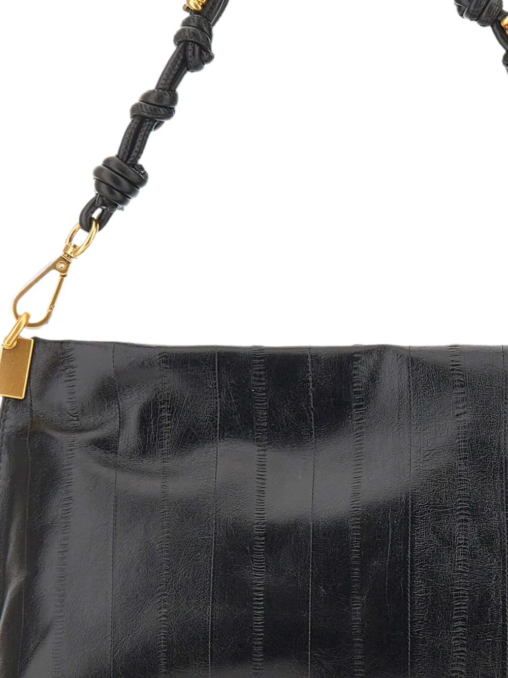 GIANNI CHIARINI Fanny leren schoudertas Zwart