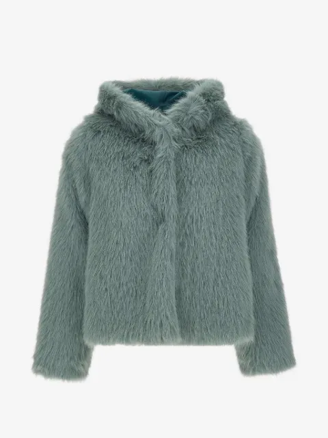 kaos Kapuzenjacke aus Faux Fur