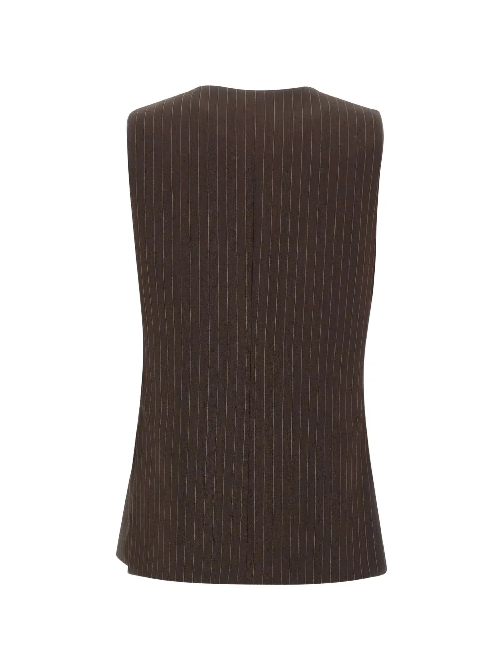 Marella Ranghi pinstripe knitted gilet - Braun
