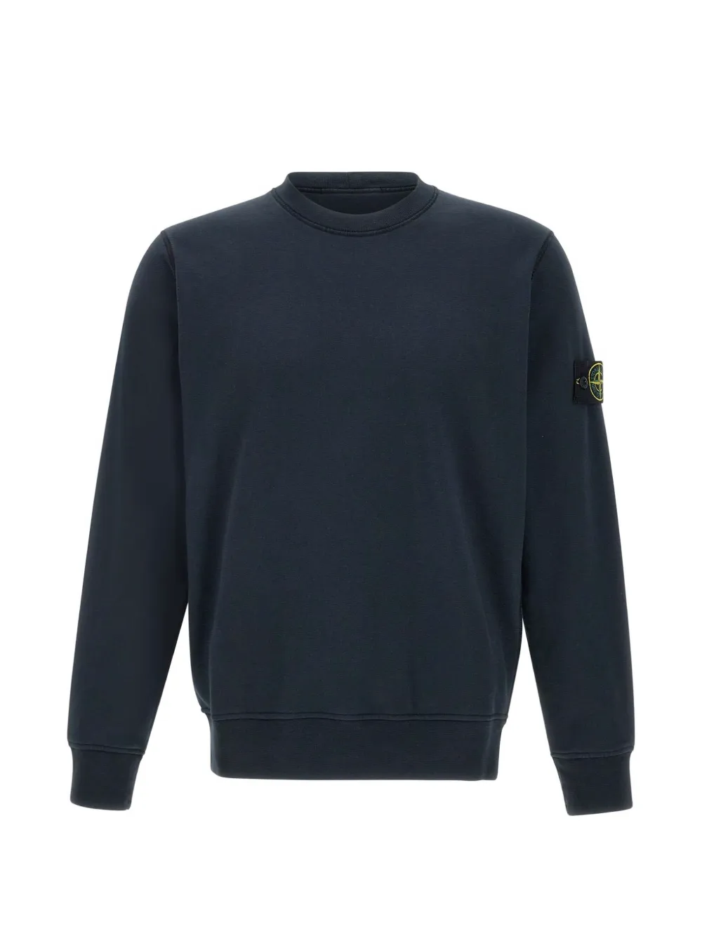 Stone Island logo-patch sweatshirt - Blau