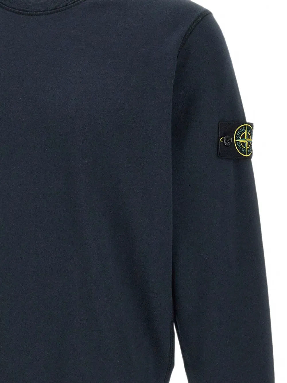 Stone Island logo-patch sweatshirt Blauw