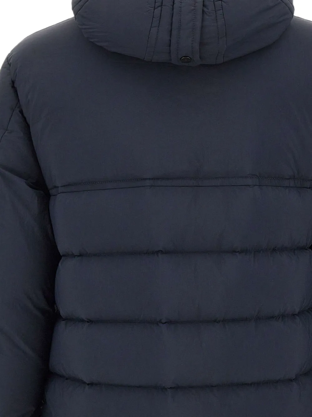 Peuterey Eddie gewatteerde jas met capuchon Blauw