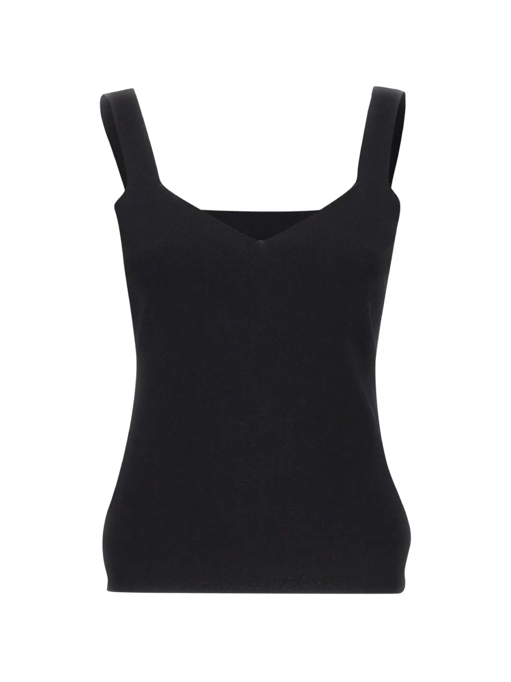 kaos V-neck knitted top - Nero