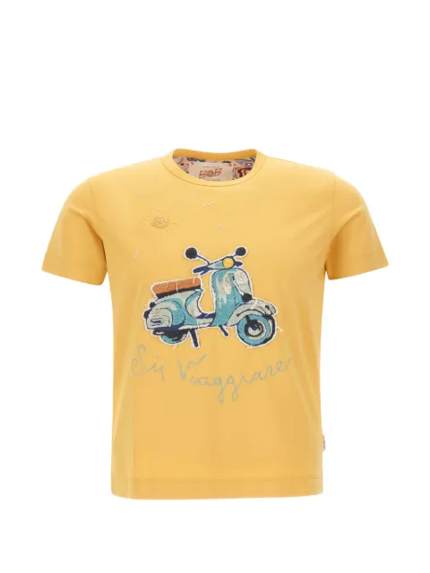 BOB Join embroidered scooter T-shirt