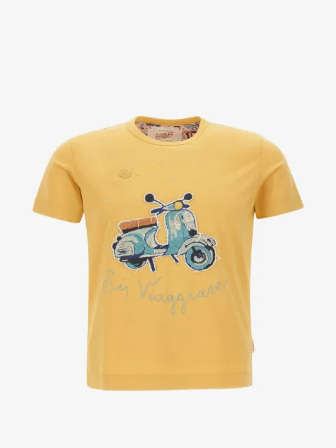BOB Join embroidered scooter T-shirt