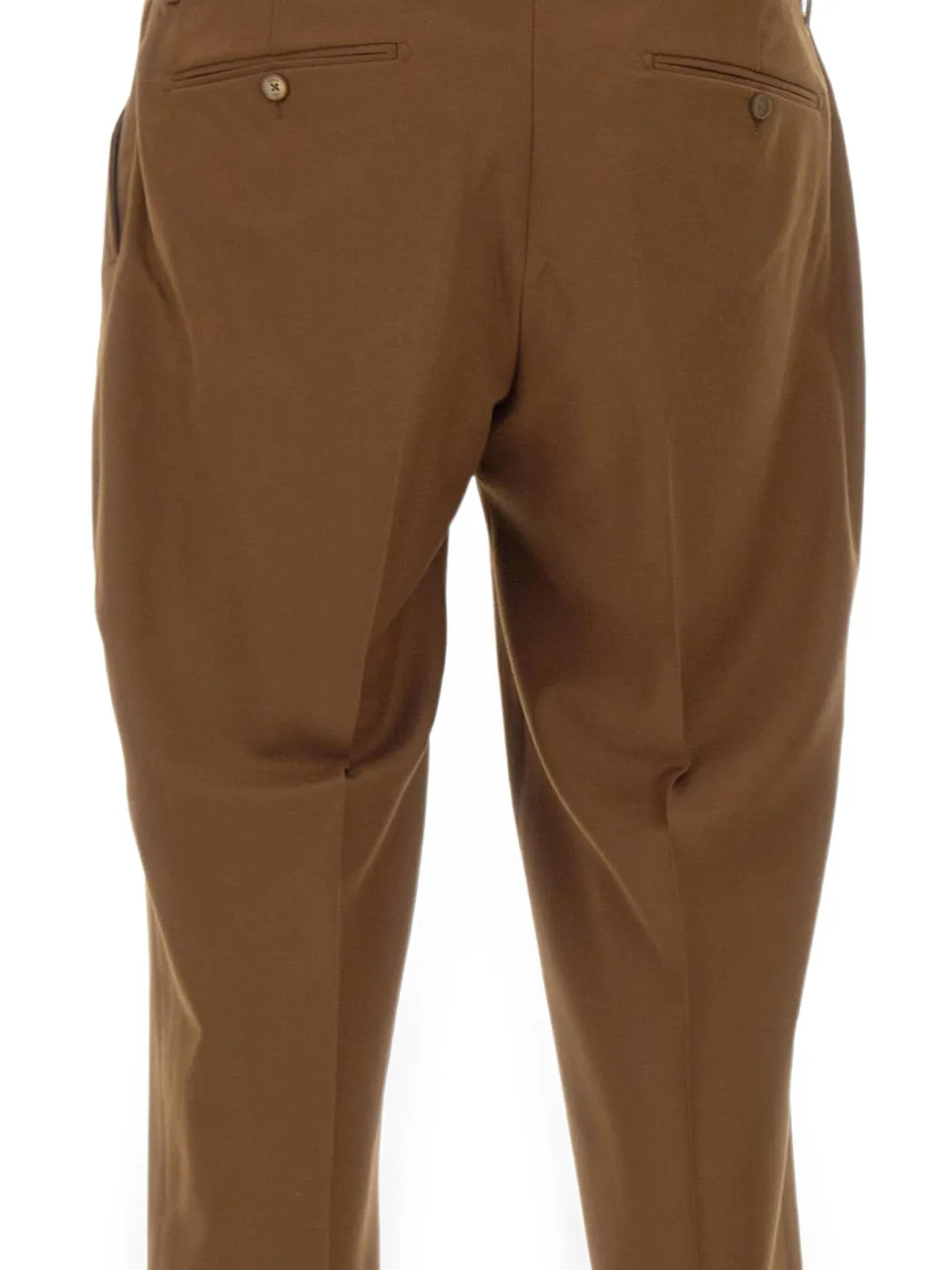 Briglia 1949 Portobello broek met plooidetail Bruin