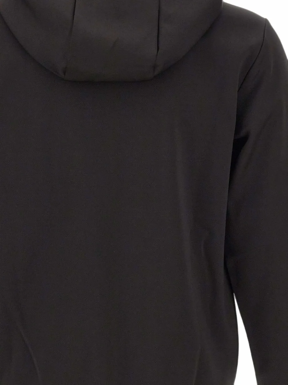 Ea7 Emporio Armani Hoodie met rits Zwart