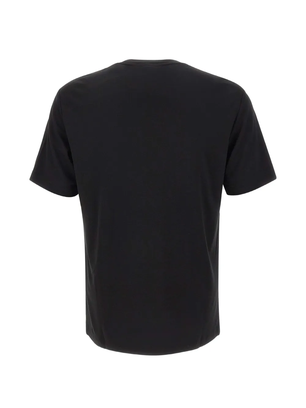 Ea7 Emporio Armani T-shirt met logopatch Zwart