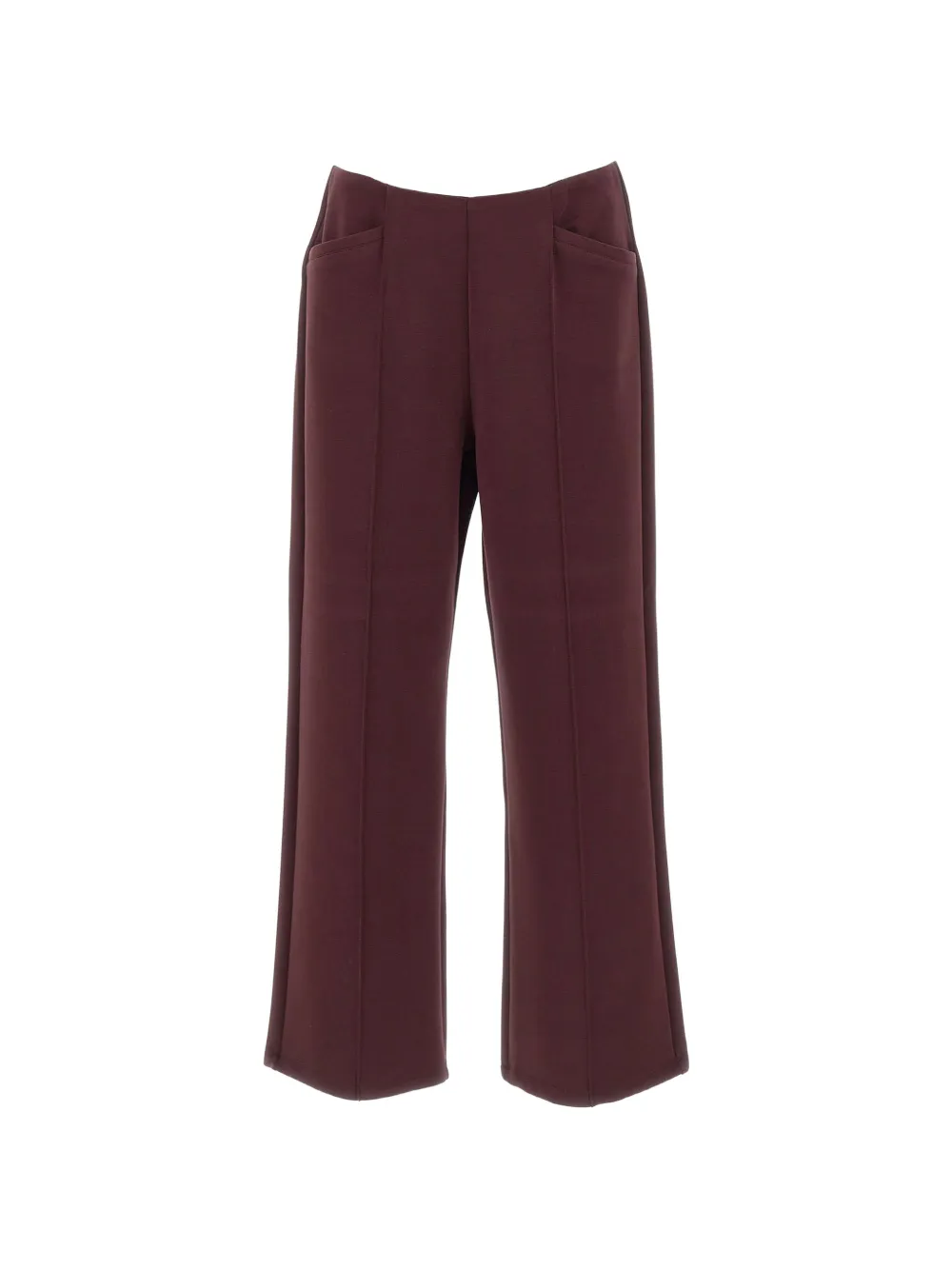 ELENA MIRÒ front-seam palazzo pants - Braun