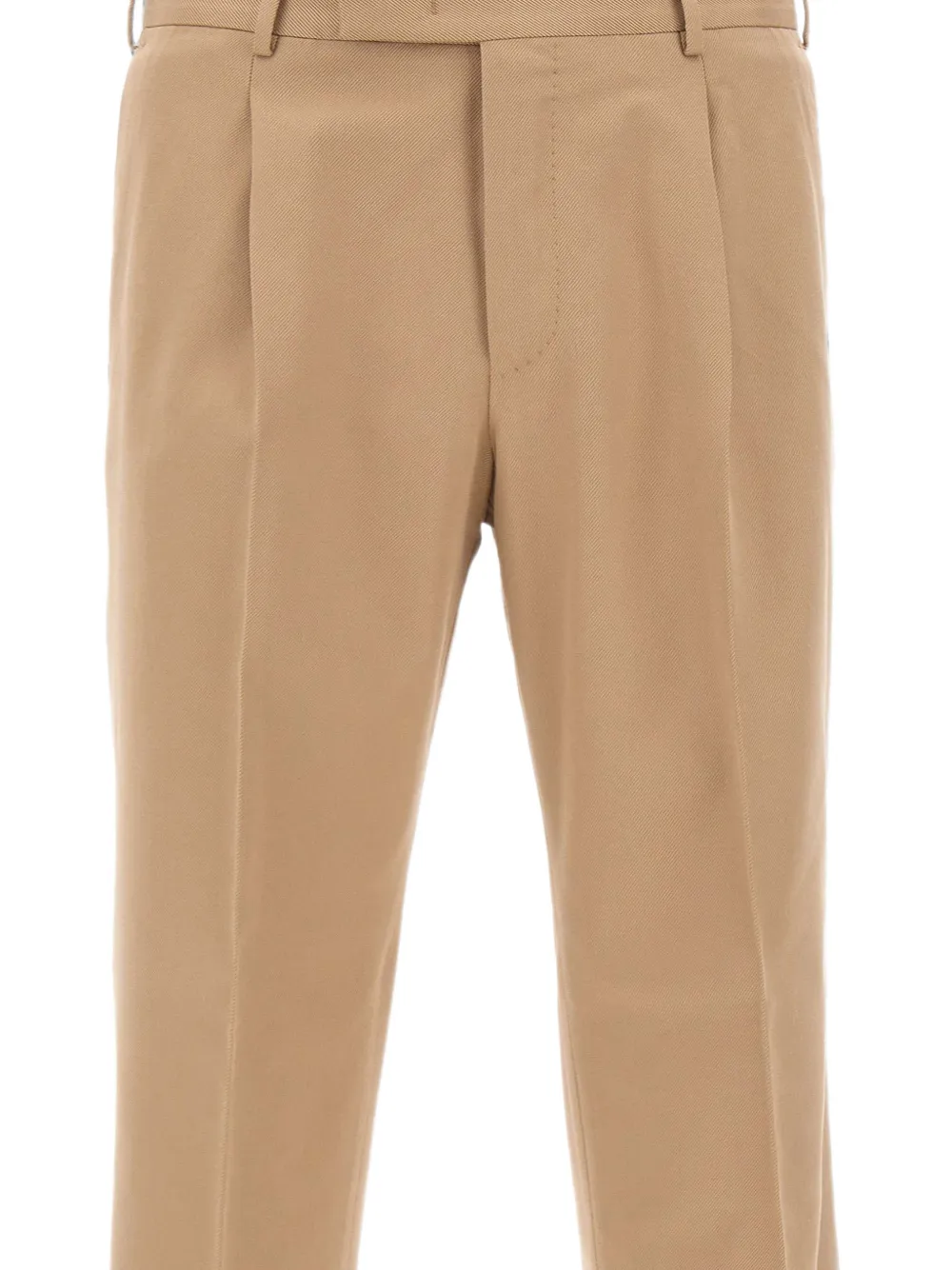 PT Torino Quindici pleated tailored trousers Bruin
