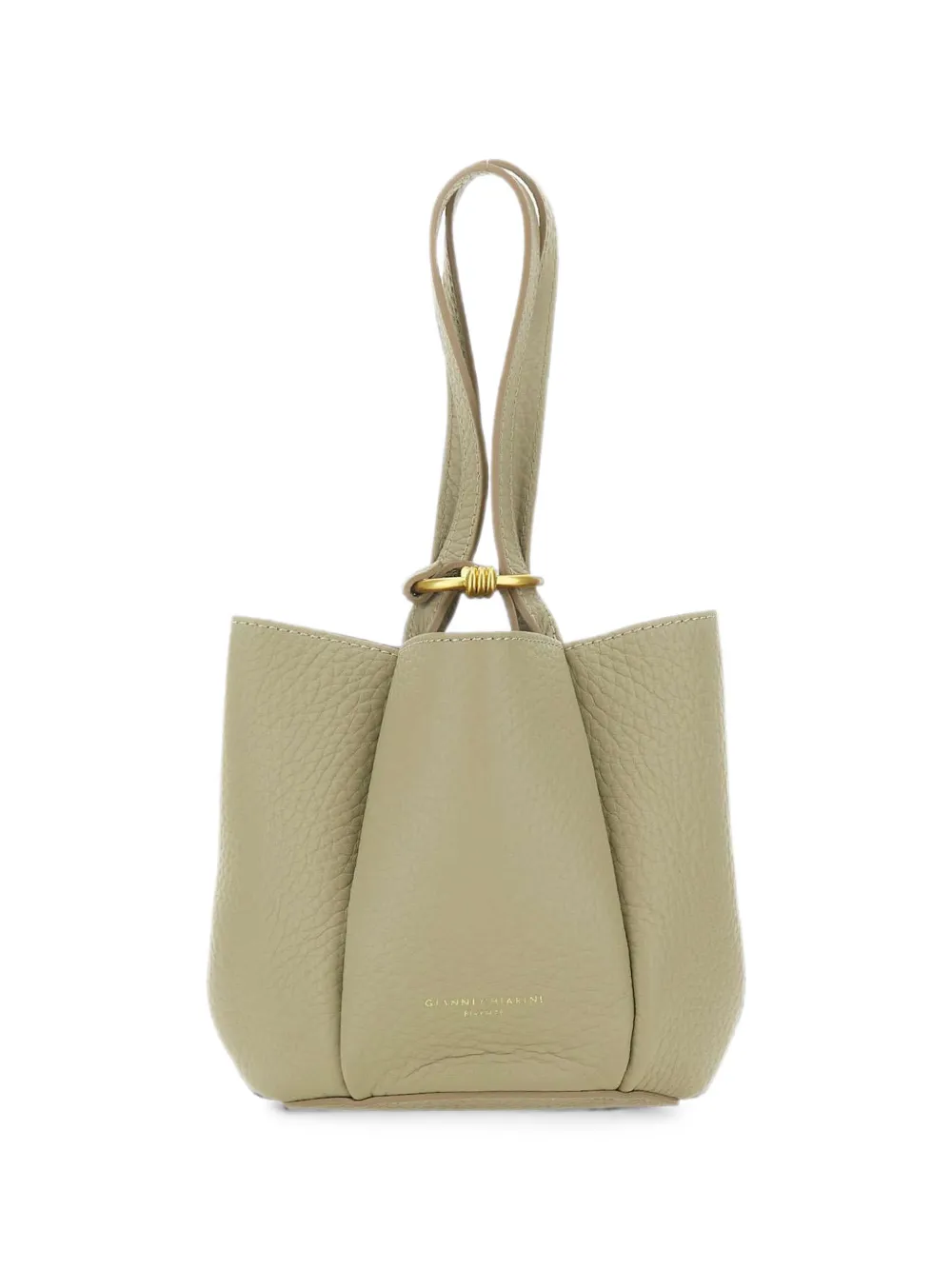 GIANNI CHIARINI Lily Tote Bag aus gekörntem Leder - Nude