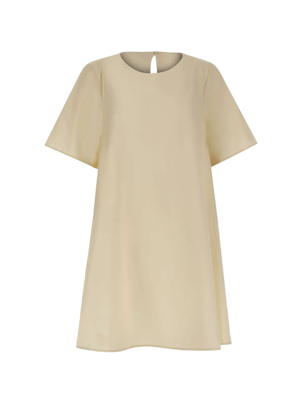 kaos A-line short-sleeve mini dress - Nude