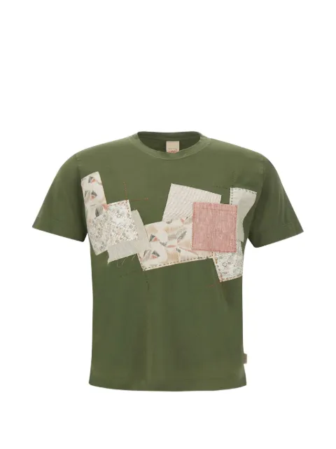 BOB Barry patchwork chest-pocket T-shirt