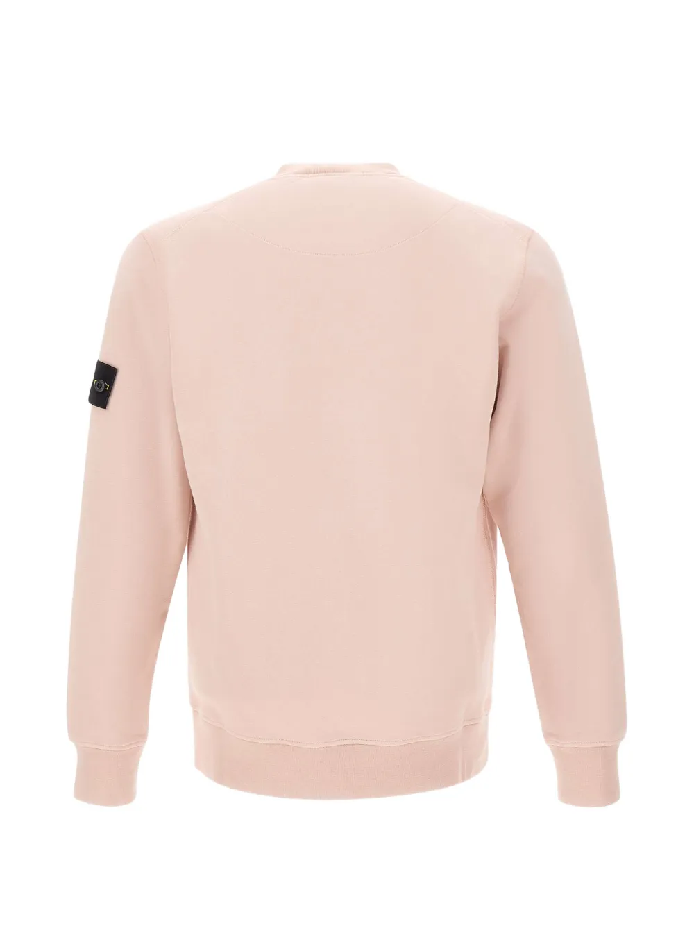 Stone Island 6100060 fleece sweater van biologisch katoen Roze