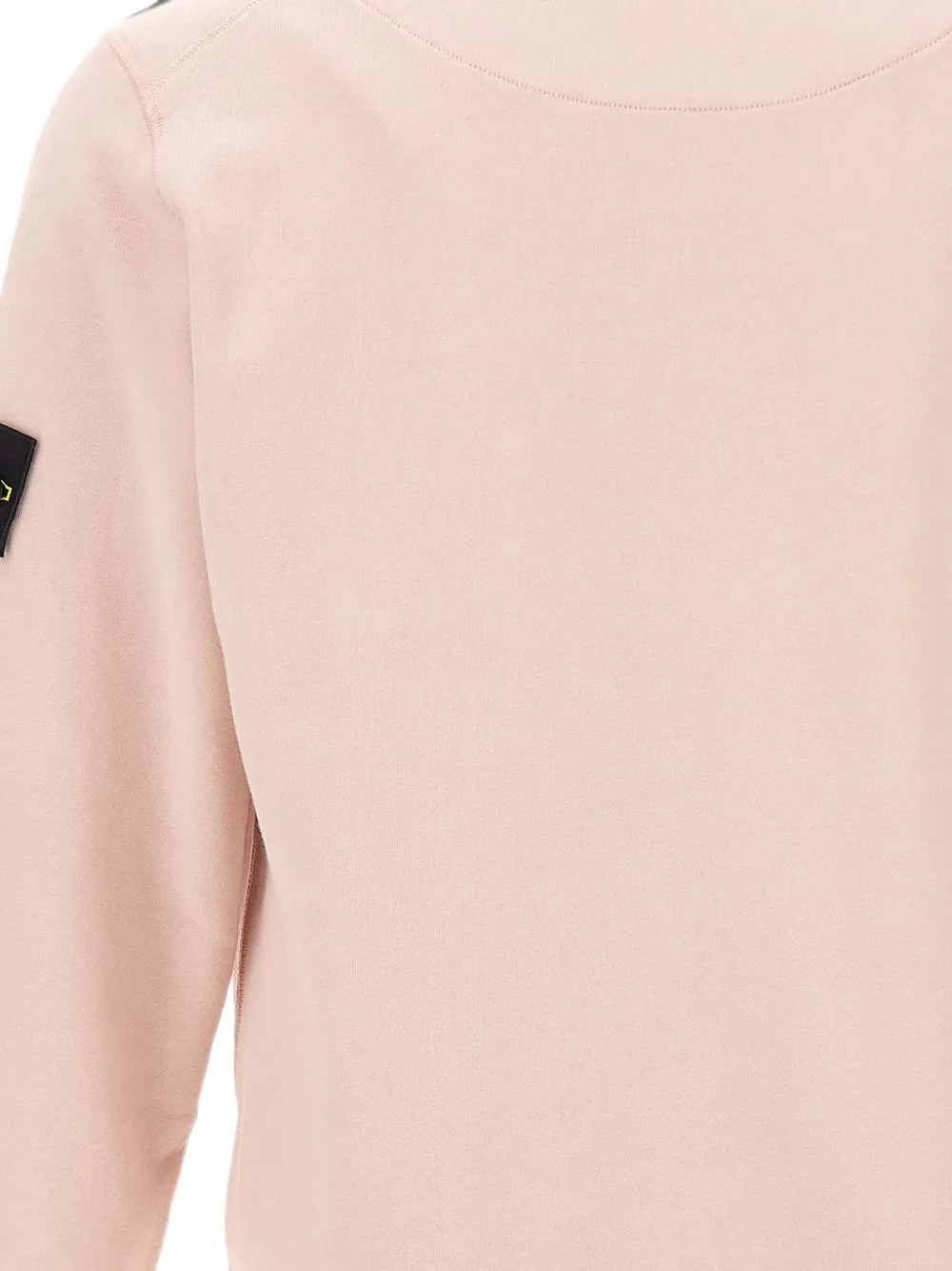 Stone Island 6100060 fleece sweater van biologisch katoen Roze
