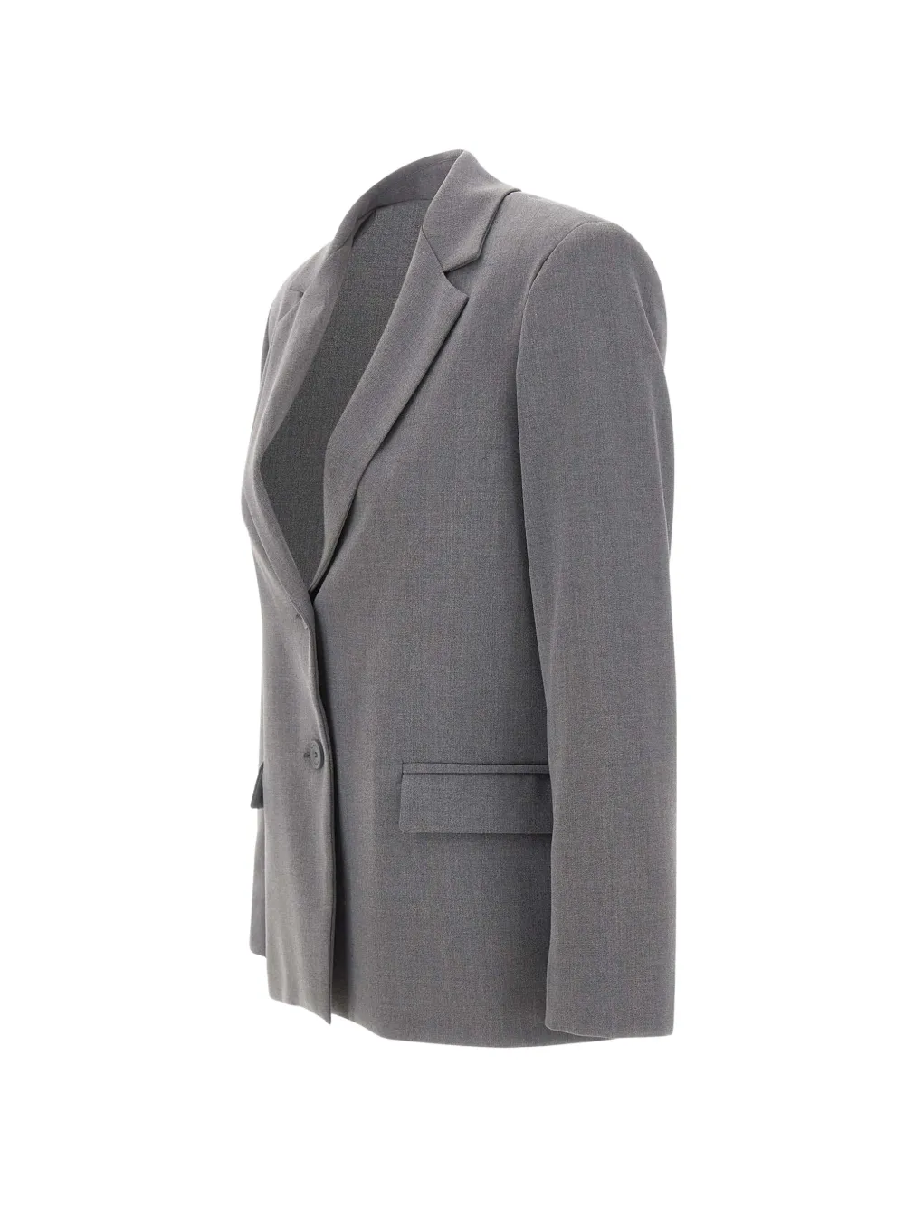 kaos Blazer met enkele rij knopen Grijs