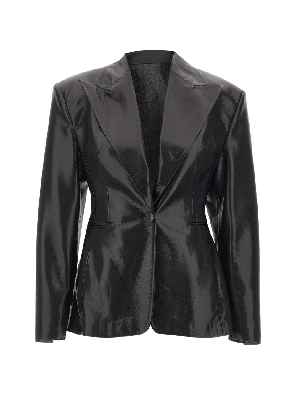 THE ANDAMANE Ottavia hourglass-silhouette blazer - Schwarz