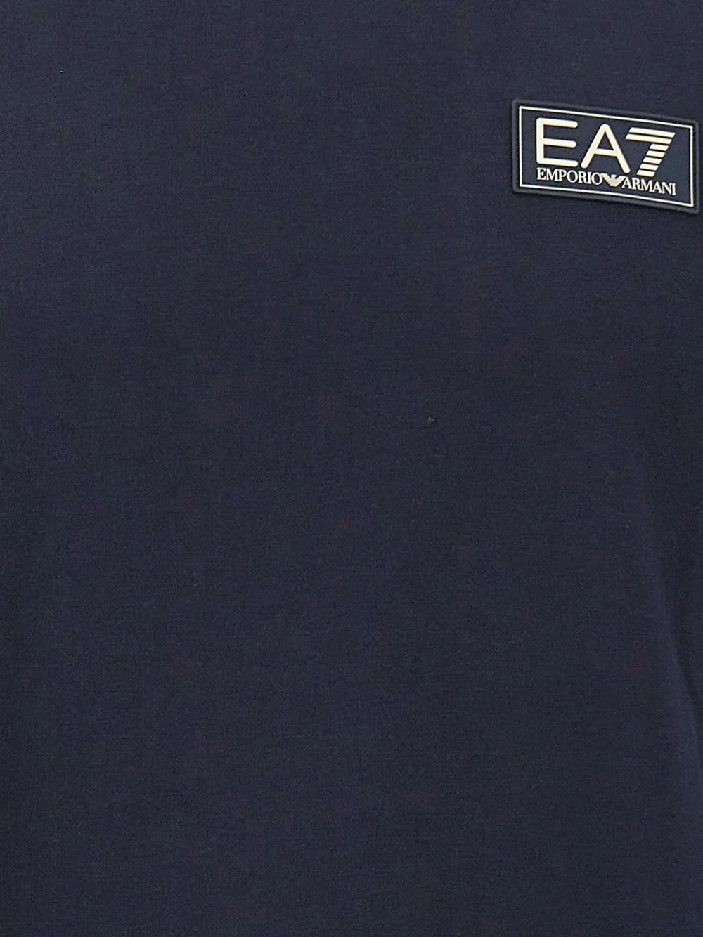 Ea7 Emporio Armani T-shirt met logopatch Blauw