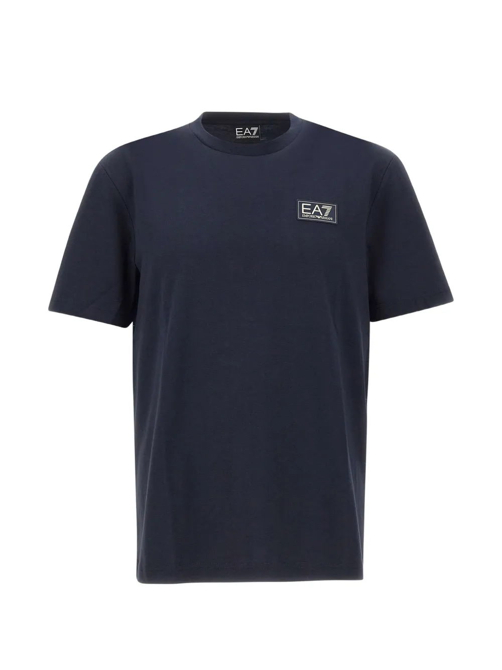 Ea7 Emporio Armani logo-patch T-shirt - Blu