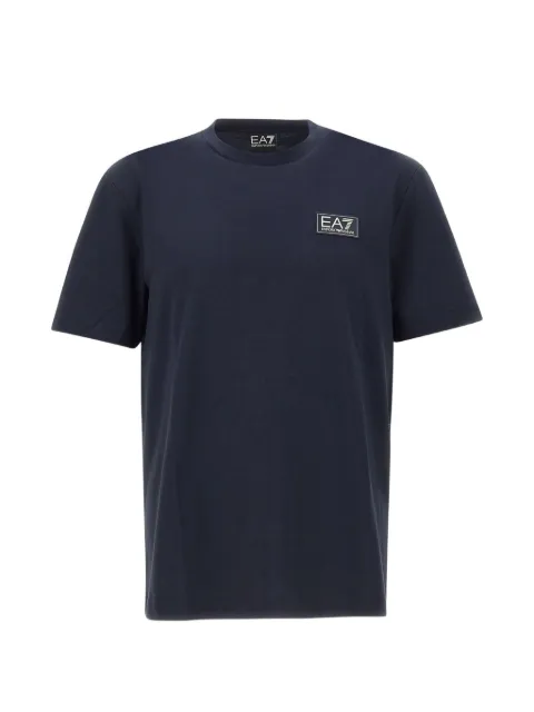 Ea7 Emporio Armani logo-patch T-shirt