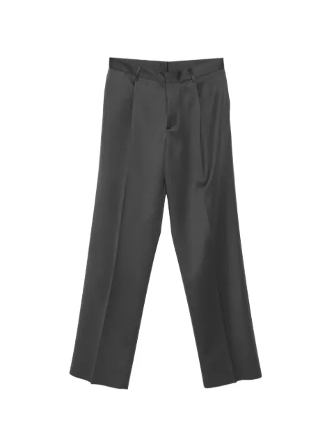 Lardini pleated virgin-wool trousers