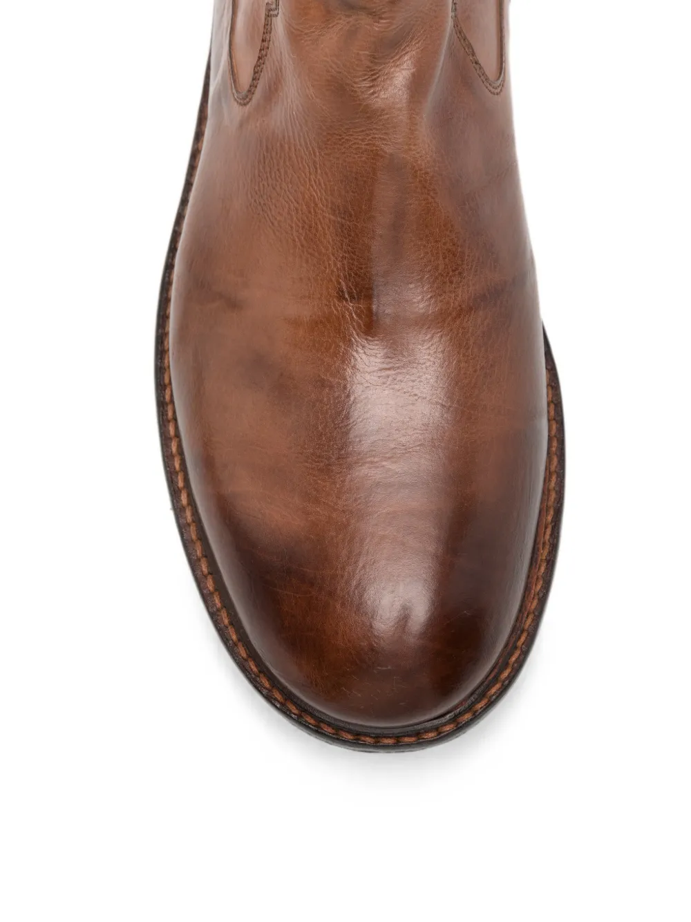 Moma side-zip leather ankle boots Bruin