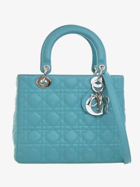 Christian Dior Pre-Owned 2011 Medium Lambskin Cannage Lady Dior satchel