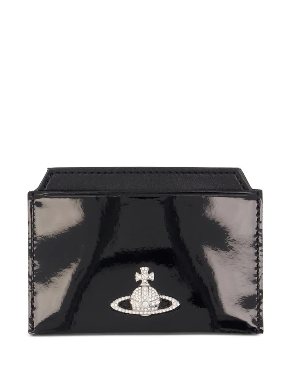 Vivienne Westwood flat card holder - Schwarz