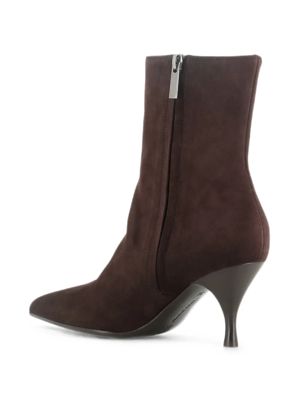 Sergio Levantesi pointed-toe suede ankle boots Bruin
