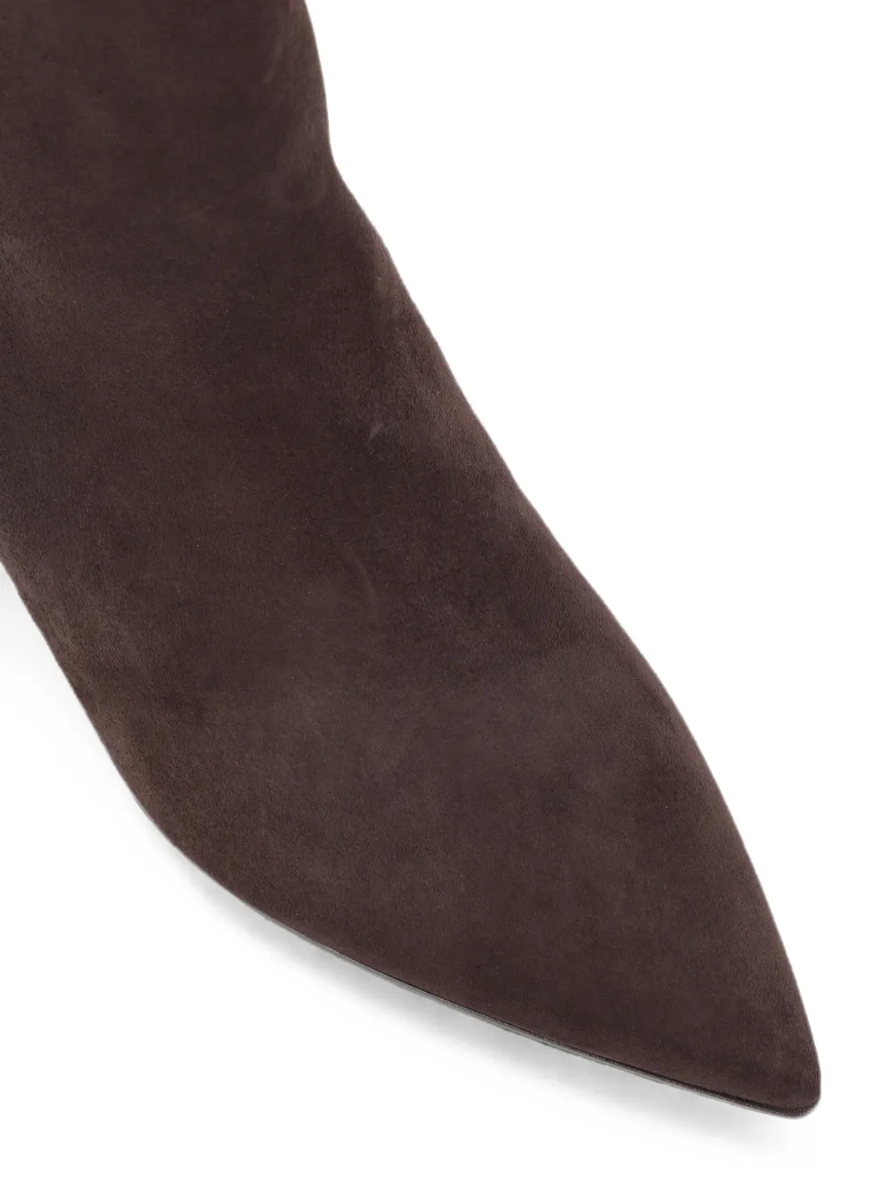 Sergio Levantesi pointed-toe suede ankle boots Bruin