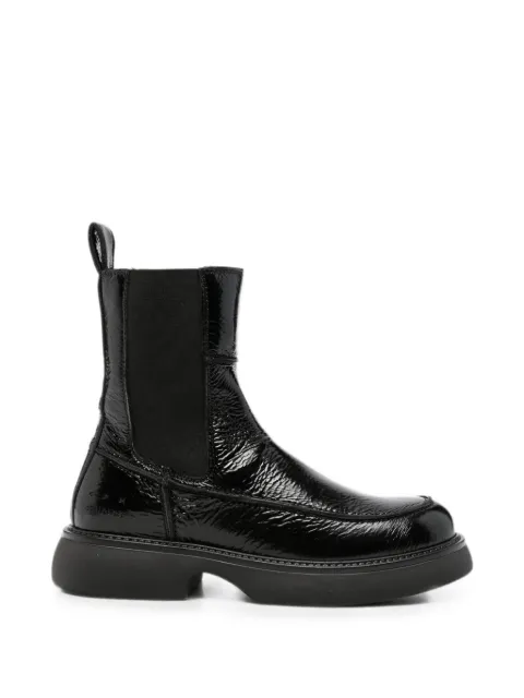 Copenhagen Studios patent-leather ankle boots