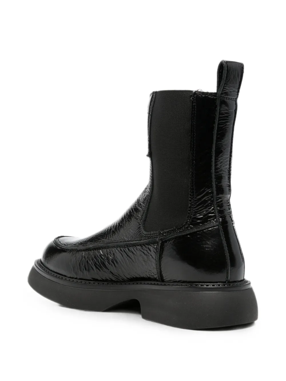 Copenhagen Studios patent-leather ankle boots Zwart