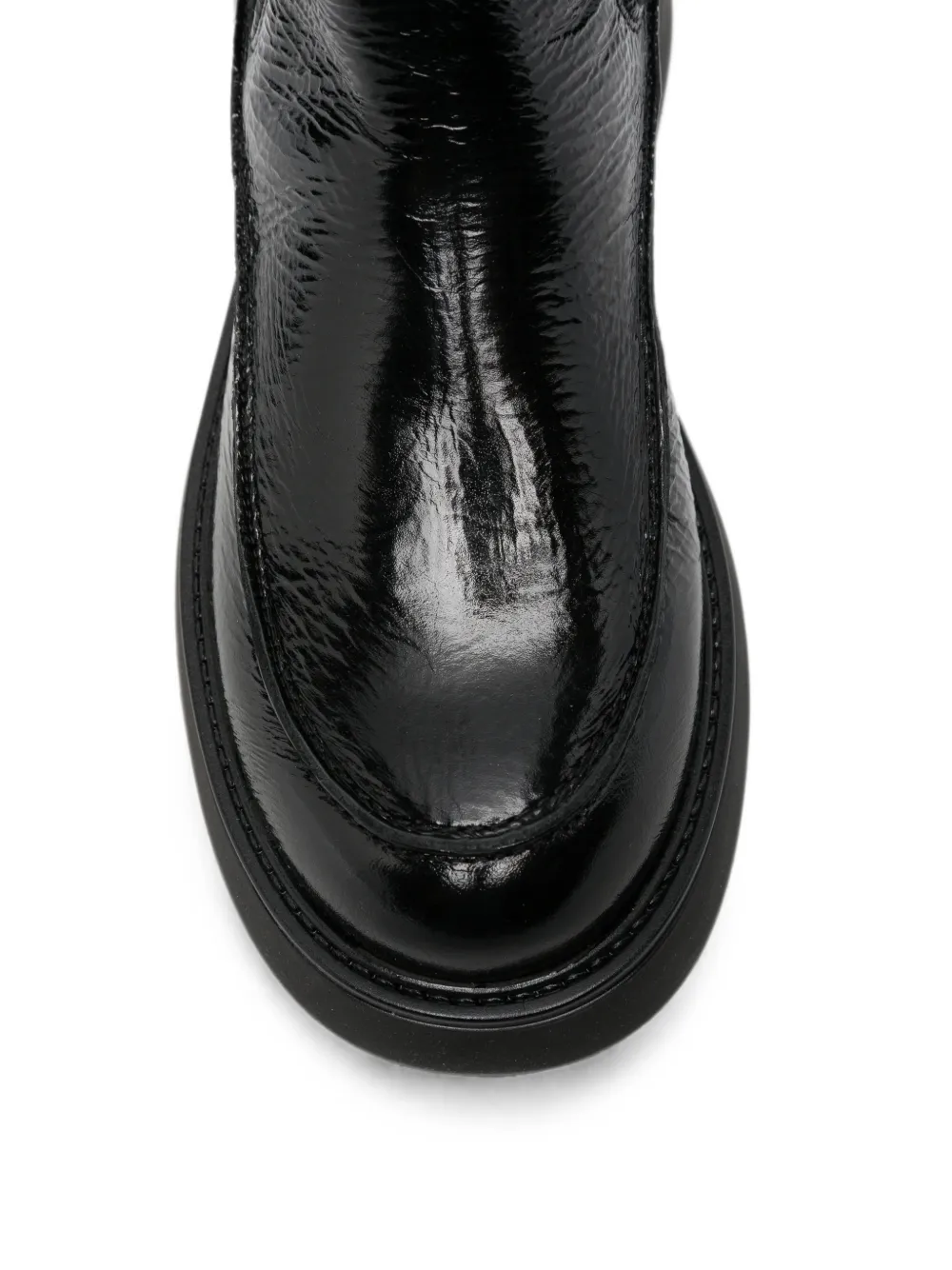 Copenhagen Studios patent-leather ankle boots Zwart