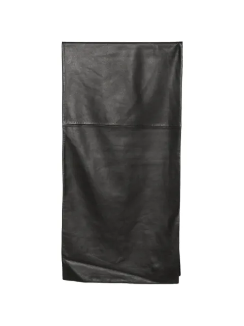 TOTEME leather cashmere scarf