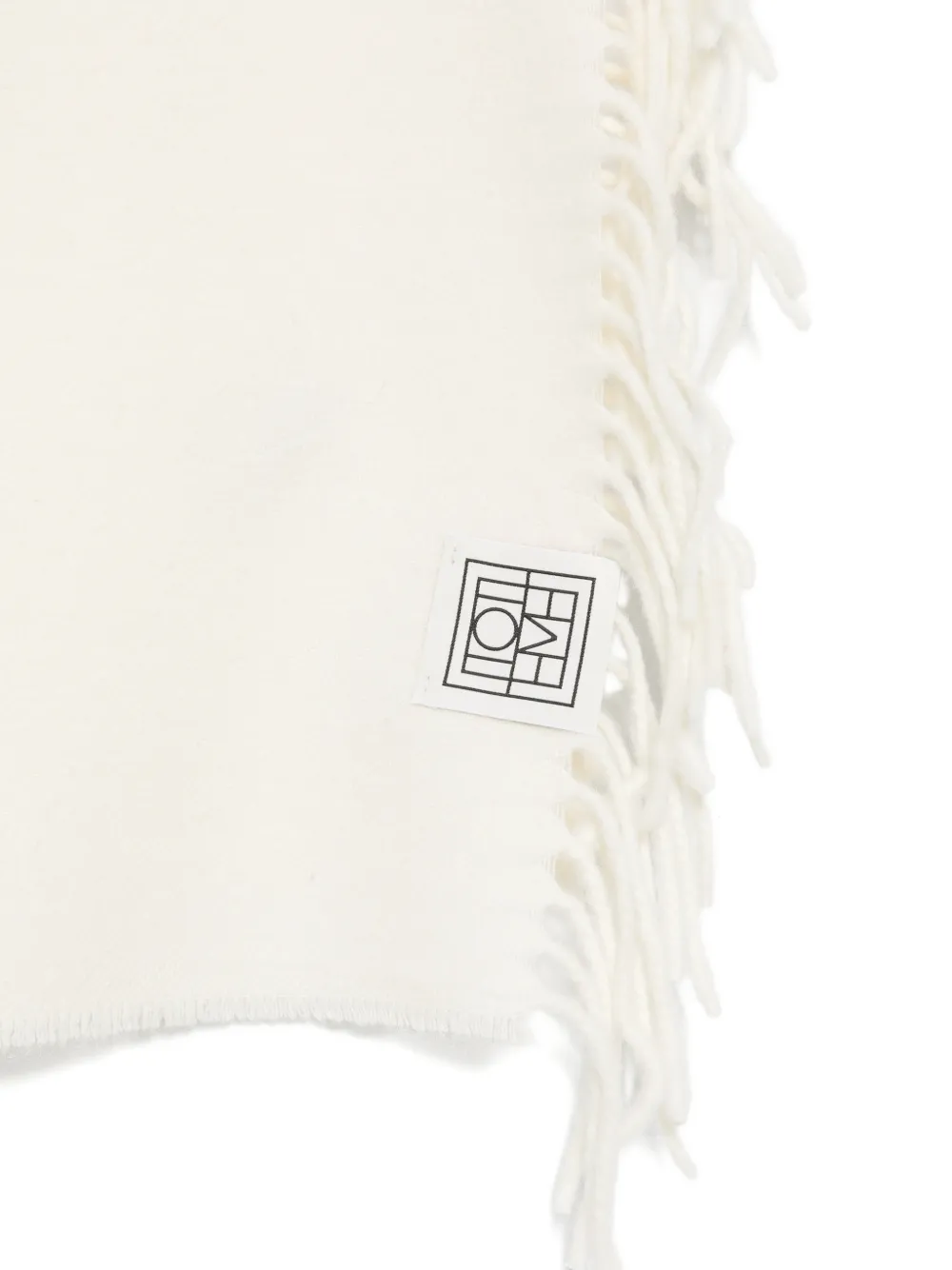 TOTEME Sjaal met franje Beige