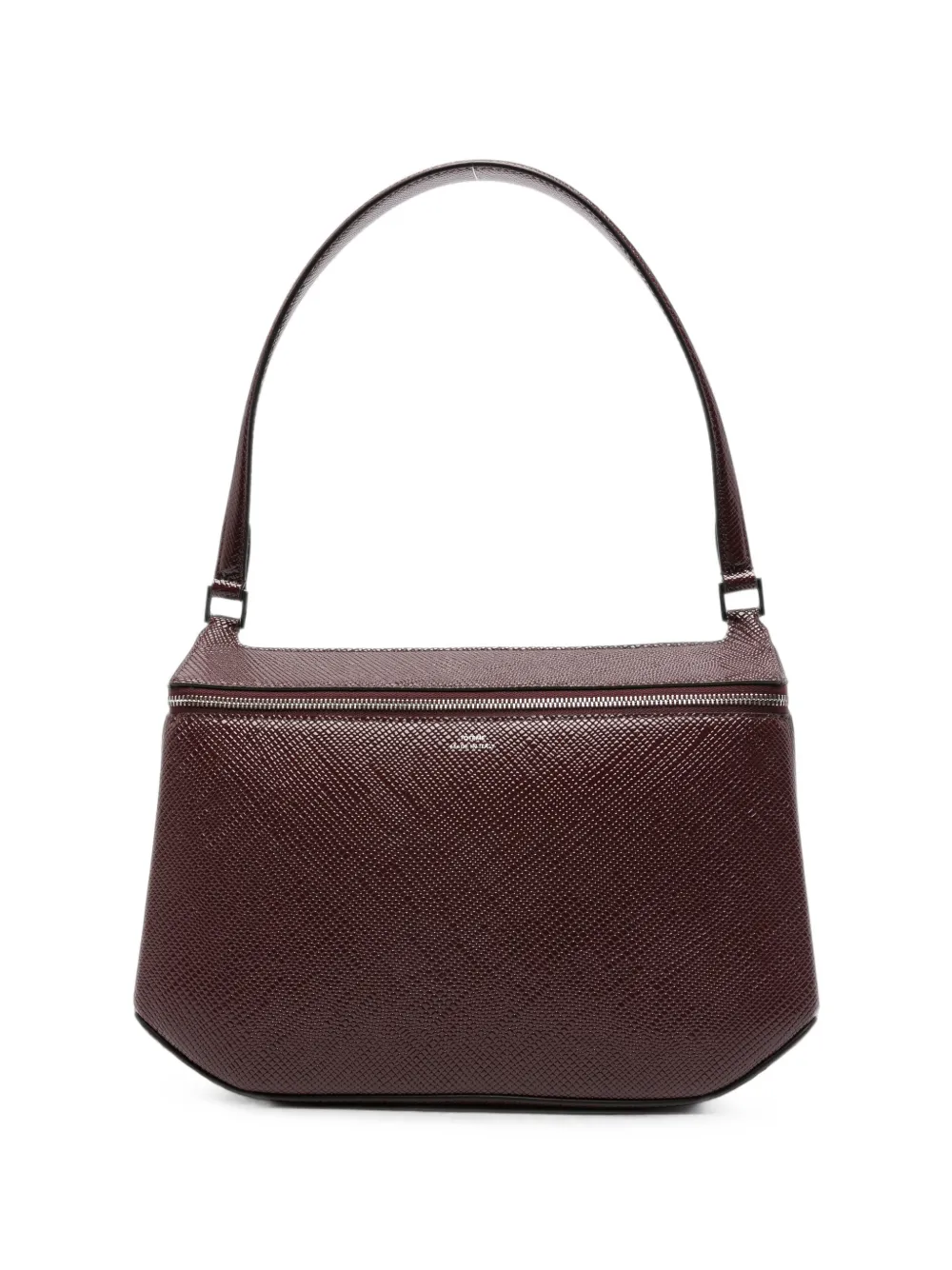 TOTEME Borsa a spalla Clip in pelle verniciata - Rosso