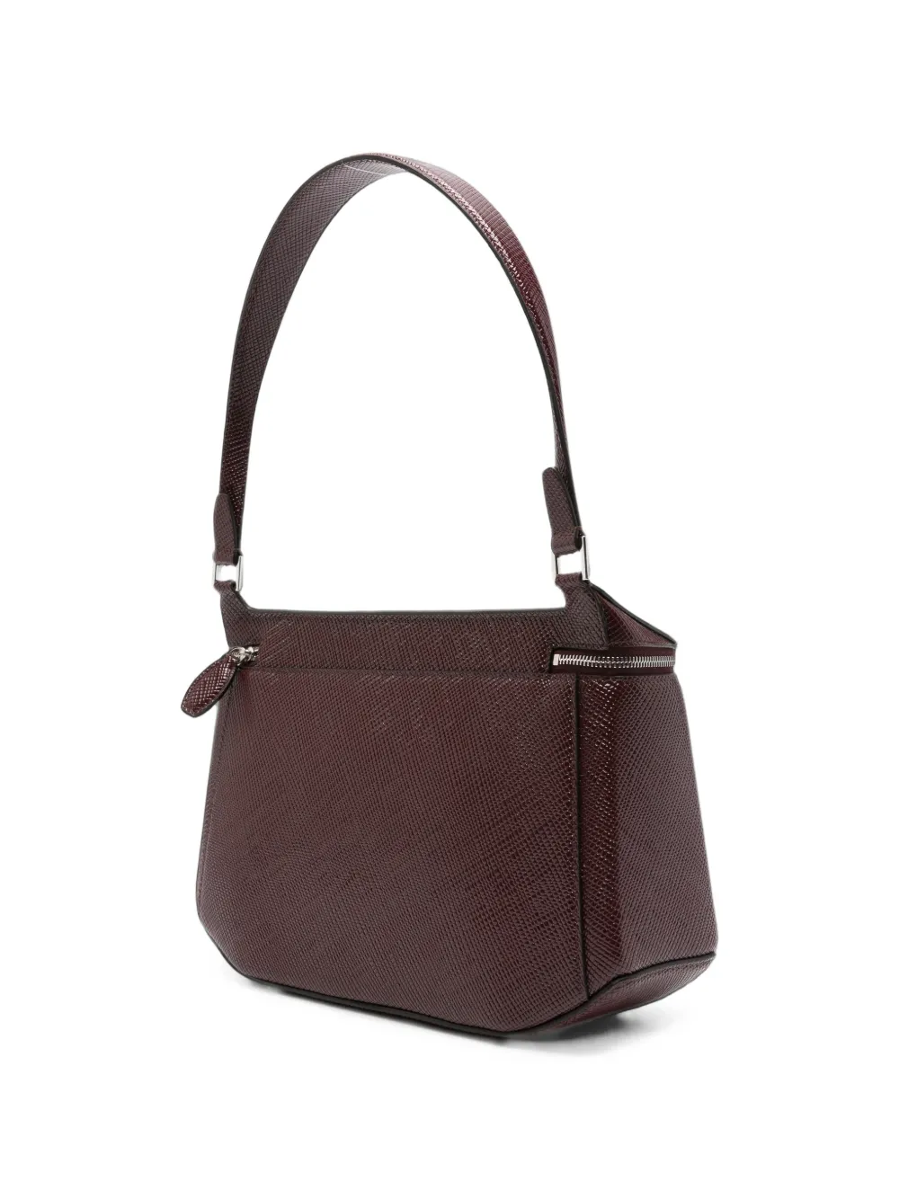TOTEME Clip palmellato lakleren schoudertas Rood