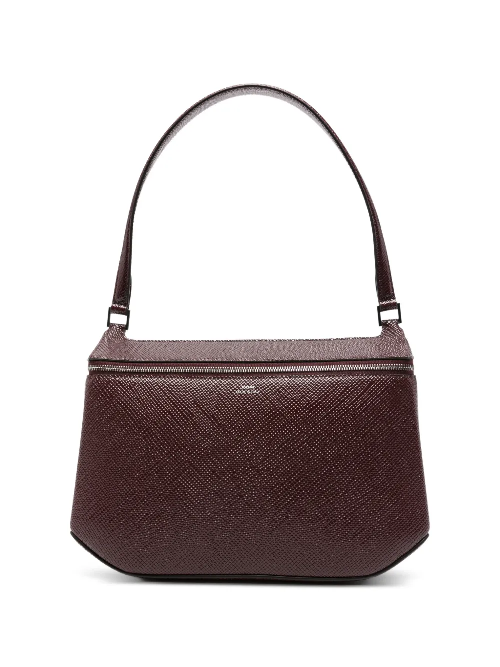 TOTEME Borsa a spalla Clip in pelle verniciata - Rosso