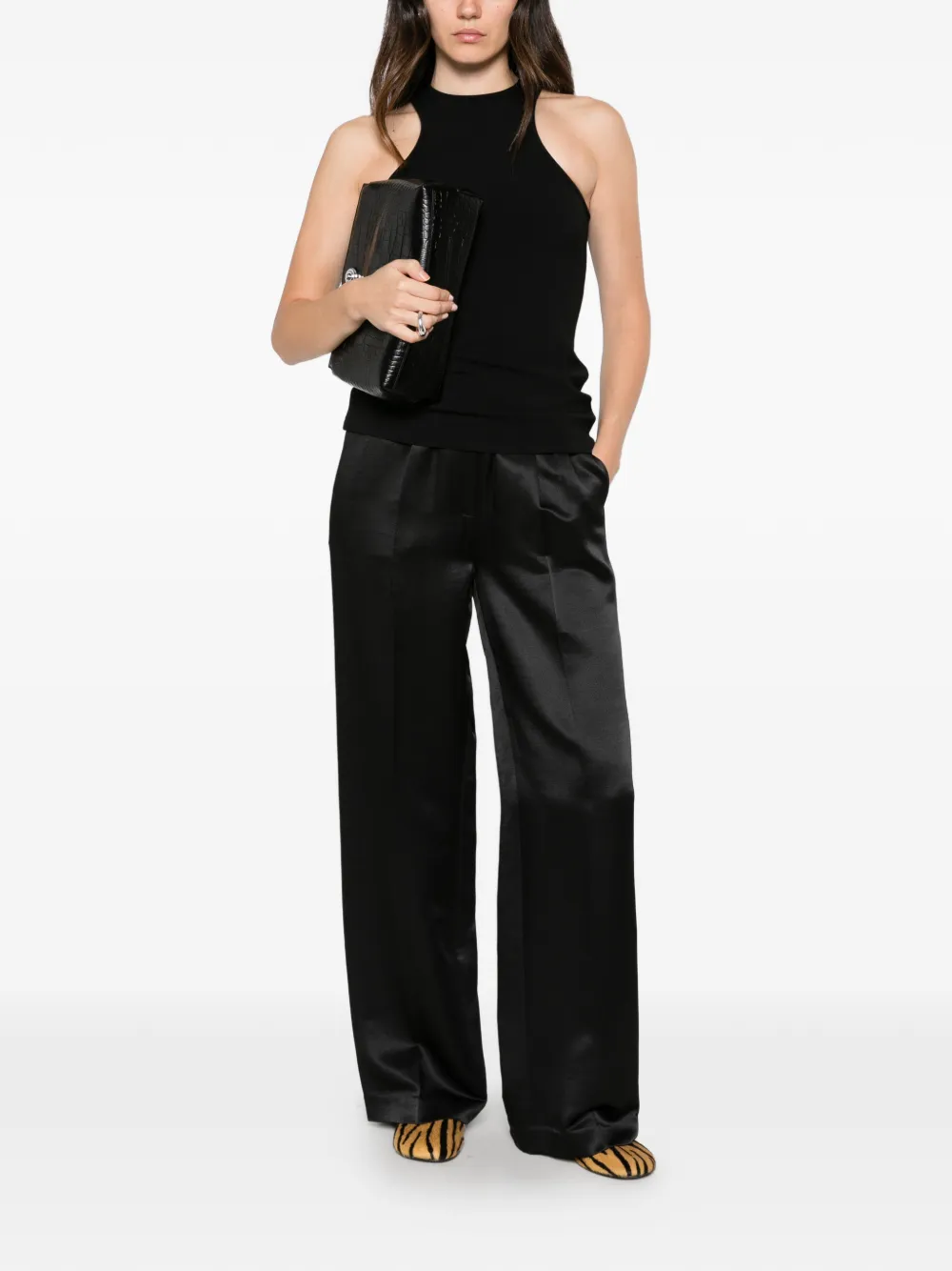 TOTEME Deep Curve tanktop Zwart